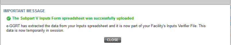 Subpart V: Successful Upload of IVT File